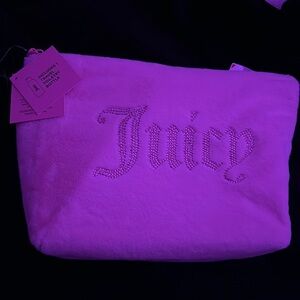 Pink juicy couture make up bag